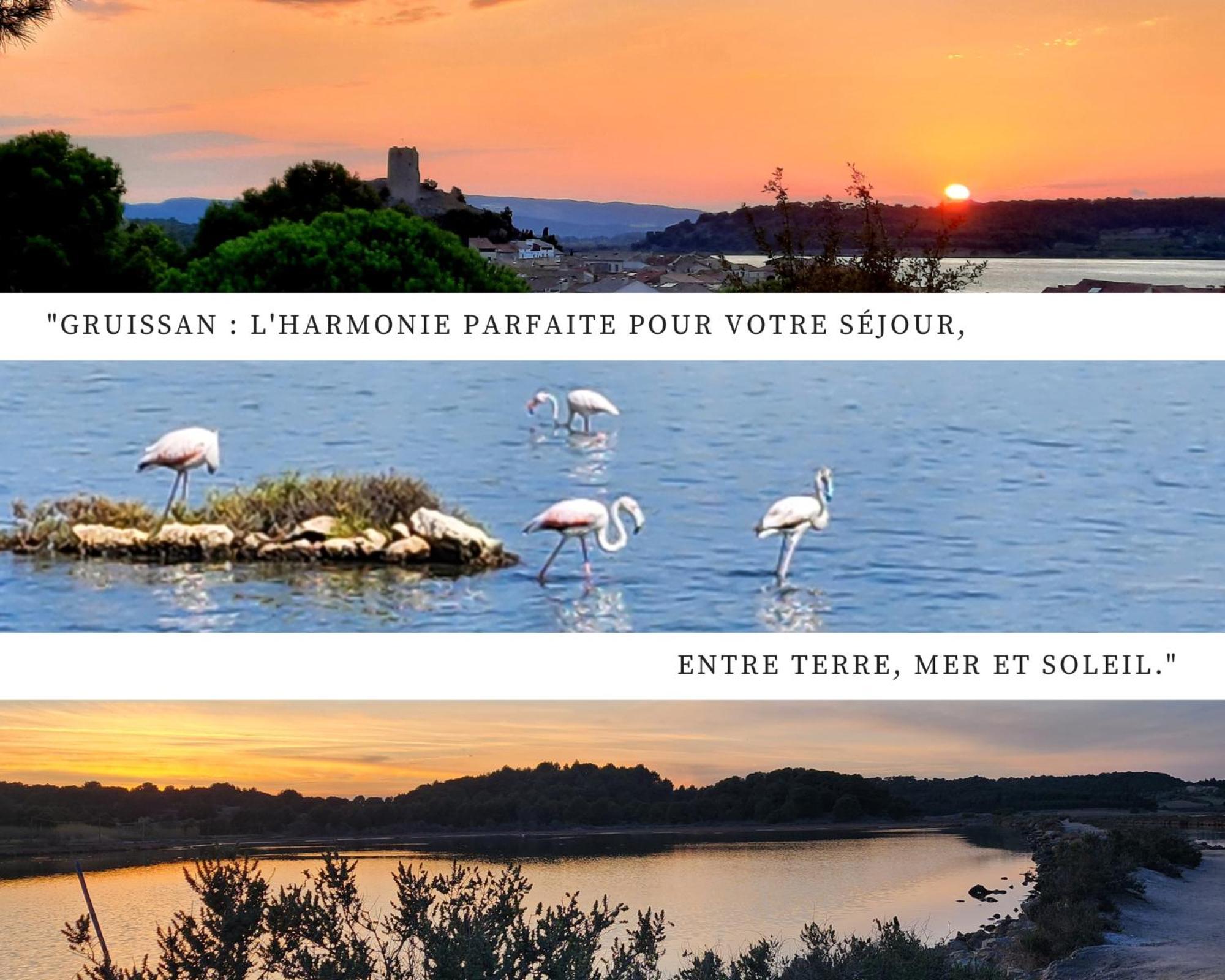 - L'Horizon Bleu - Cocon Romantique Avec Vue Mer Panoramique Gruissan Luaran gambar