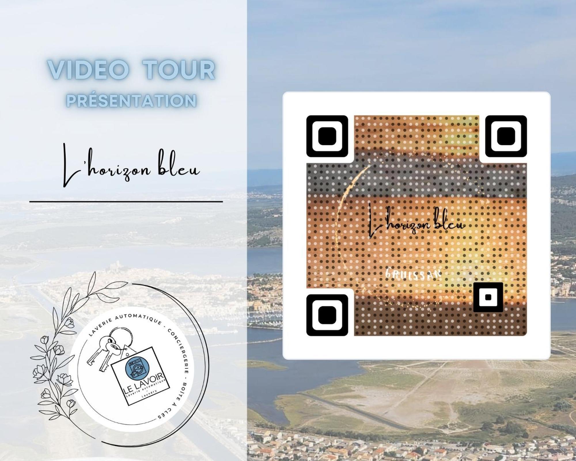 - L'Horizon Bleu - Cocon Romantique Avec Vue Mer Panoramique Gruissan Luaran gambar
